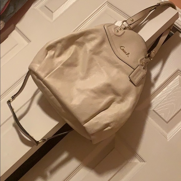 Authentic Taupe Coach Bag - Picture 1 of 8